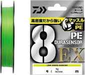 Плетеный шнур DAIWA UVF PE DURA SENSOR X8EX+SI3 LIME GREEN MARKINGS 200M #0.6