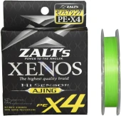 Плетеный шнур LINE SYSTEM XENOS X4 HI SENSOR AJING 150M #0.4 LIGHT GREEN