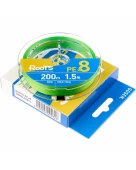 Плетеный шнур GOSEN ROOTS PE X8 200M LIGHT GREEN #1.5