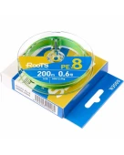 Плетеный шнур GOSEN ROOTS PE X8 200M LIGHT GREEN #0.6
