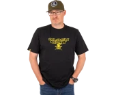 Футболка Black Cat Distressed Logo Black Tee