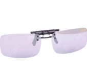 Накладка для очков Gamakatsu G-GLASSES CLIP ON GLASS LIGHT GRAY WHITE MR (37245)