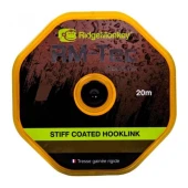 Поводковый материал в оболочке Ridge Monkey RM-TEC Stiff Coated Hooklink 35lb Weed Green