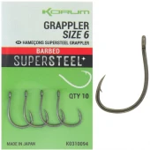 Крючки Korum Grappler Hook Barbed Size 12