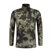 Футболка с длинными рукавами Korda Kool Quick Dry Long Sleeve Zip Neck Kamo