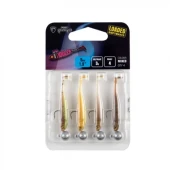Силиконовая приманка Rage Ultra UV Micro Tiddler Fast Loaded Mixed Colour Lure Pack 5cm 3g №4