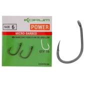 Крючки Korum Xpert Power Hooks Micro Barbed Size 6