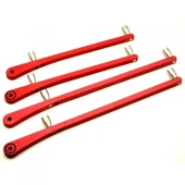 Набор буз баров для рода пода Meccanica Vadese Nick Evolution Red Panoramico 4 Rod Красный 38,5/30см 28,5/23см