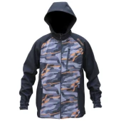 Куртка Viverra Softshell Infinity Hoody Black Camo Orange XXXL (РБ-2239062)