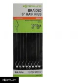 Готовый поводок Korum Big Fish Braided Hair Rigs 15cm 15lb Size 12