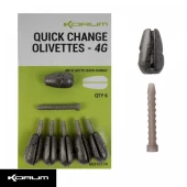 Грузики быстросъемные Korum Quick Change Olivettes 6g