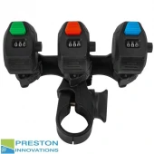 Счетчик рыбы на 3 удилища Preston Offbox Triple Clicker Counter