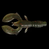 Силикон Megabass ZULLPETA (3inch) OLIVE RED FLAKE