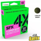 Шнур Sufix 4X Lo Vis Green 23,5mm 13,6kg 30lb 135m