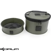 Відро з кришкою + сито Korum EVA Riddle Set 3mm 