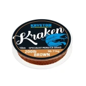 Поводковый материал KRYSTON KRAKEN SPECIALIST MONSTER 200 lb, 10 м  B. Brown