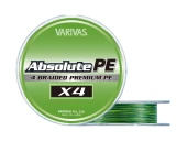 Плетений шнур Varivas Absolute PE X4 150 м #0.3 Dark Green + Motion Green