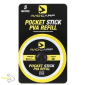 Запасная ПВА сетка Avid Carp Pva Pocket Stick System Refill 22,5mm 5m