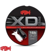 Плетеный шнур сподний/маркерный Spomb XD Pro Braid Grey 300m 8+1 0.14mm 16lb