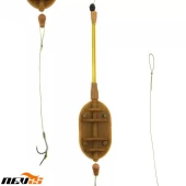 Кормушка матодная с поводком Nevis Method Feeder XL 30g 1шт
