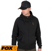 Толстовка Fox Collection Lightweight Hoodie Black Marl Orange Logo