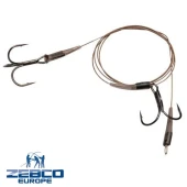 Готовый поводок Zebco DB Series Universal Leader 30lb 14kg Size 4