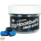 Поп-ап для Зиг Рог Dynamite Baits N-Ticers Zig Hookbaits Black &amp; Blue 12x6mm