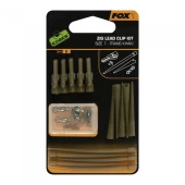 Безопасная клипса для Зиг Рог Fox Edges Zig Lead Clip Kit Trans Khaki Size 7