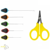 Набор игл с ножницами Avid Carp Re-Rig Tool Set 6pcs