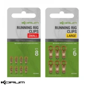 Клипса скользящей оснастки Korum Smokescreen Running Rig Clips Small