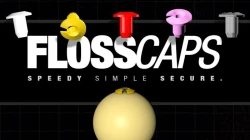Стопор для насадки Korda Floss Caps White/Red