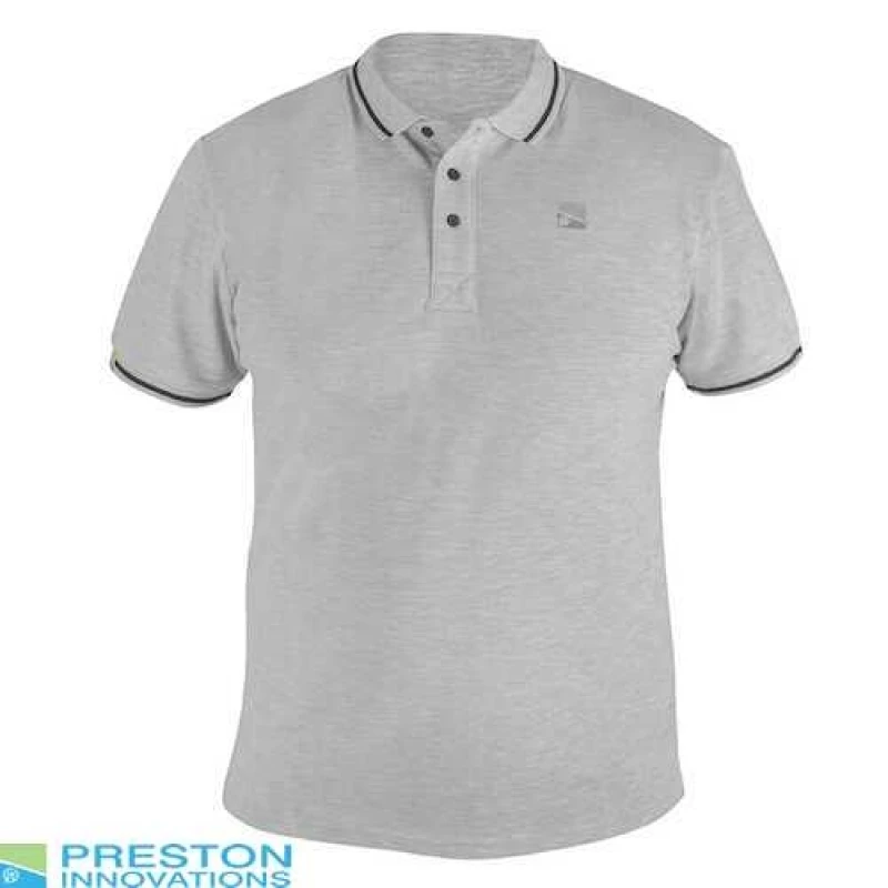 Поло с воротничком Preston Grey Polo XL