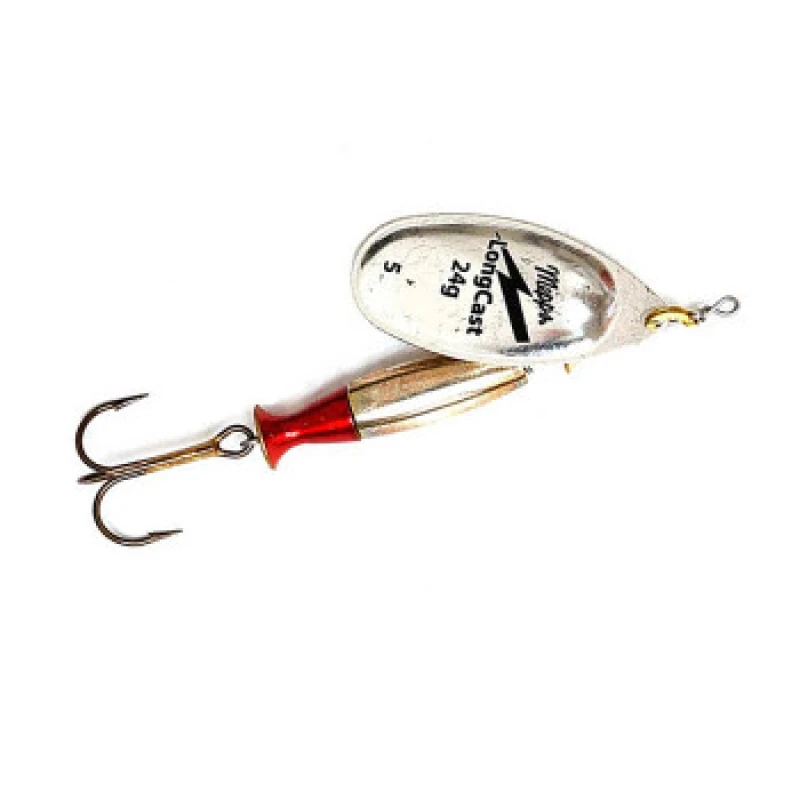Блесна вращающаяся Mepps Aglia LongCast №5 silver 24g (РБ-2110364)