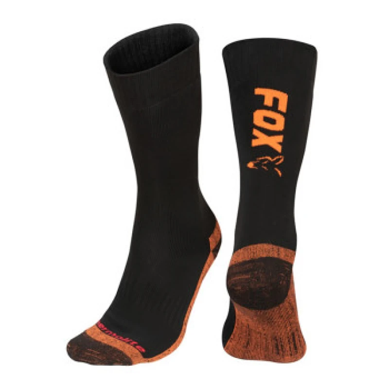 Носки Fox Carp Black/Orange Thermolite Long Sock 44-47 (CFW117)
