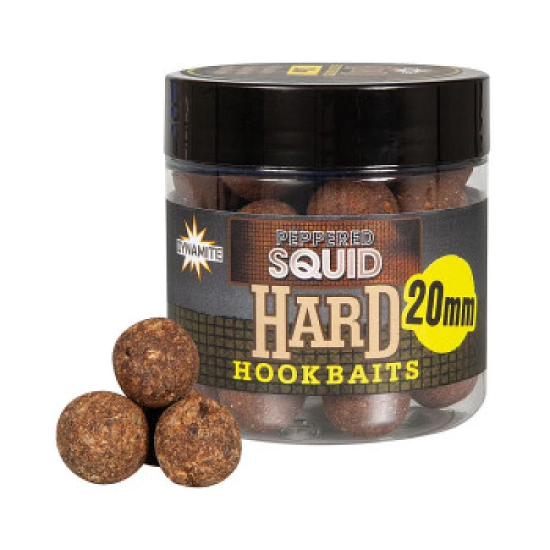 Бойлы Dynamite Hard Hook Baits Peppered Squid 20mm  (DY1689)