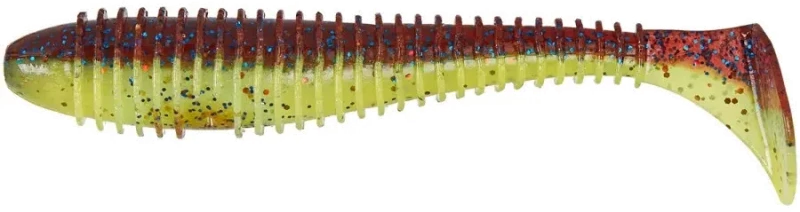 Силикон Keitech Fat Swing Impact 3.3" EA#15 Grape Chart Red Flake