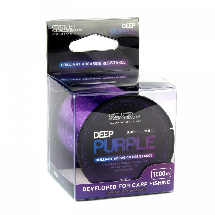 Леска Carp Academy Monofilament Line Deep Purple 0,28mm 9,9kg 300m Леска Carp Academy Monofilament Line Deep Purple 0,28mm 9,9kg 300m