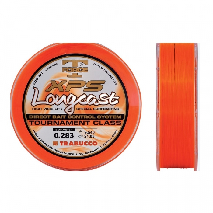 Леска флюоресцентная Trabucco T-Force XPS LongCast Fluo Orange 1200m Fluo Orange 0,251мм 8,36кг 1200м Леска флюоресцентная Trabucco T-Force XPS LongCast Fluo Orange 1200m Fluo Orange 0,251мм 8,36кг 1200м