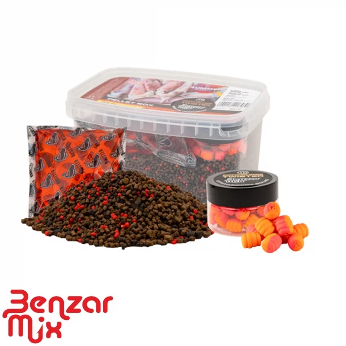 Пеллетс набір Benzar Mix Summer Pellet Box Twister Squid 400g 150ml