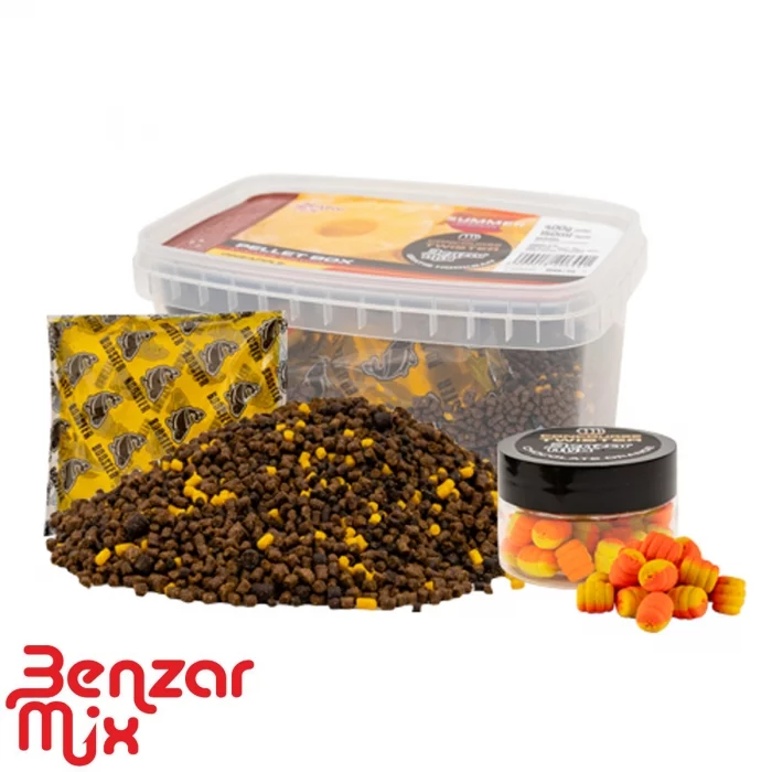 Набор для флета Benzar Mix Summer Pellet Box Twister Pineapple 400g + 150ml