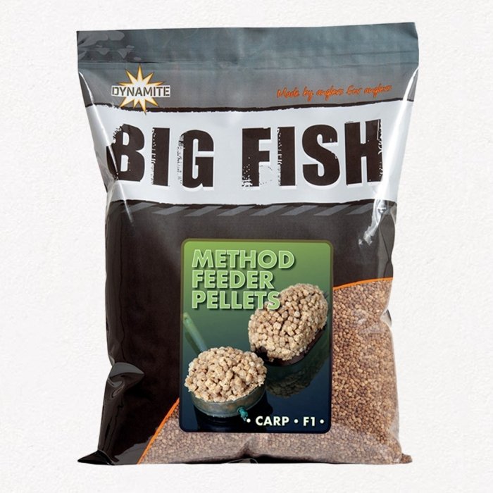 Пеллетс Dynamite Big Fish Baits Method Feeder Pellets 1,8kg