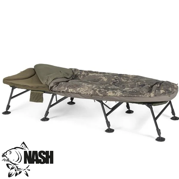 Кровать система Nash Indulgence HD40 Sleep System 8 Legs Camo Wide