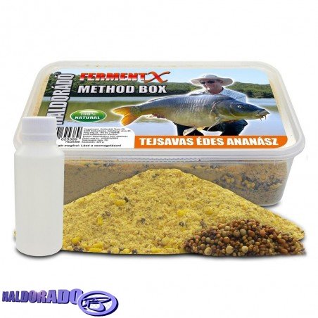 Набор для флэта Haldorado FermentX Method Box Milk Acid Sweet Pineapple 400g