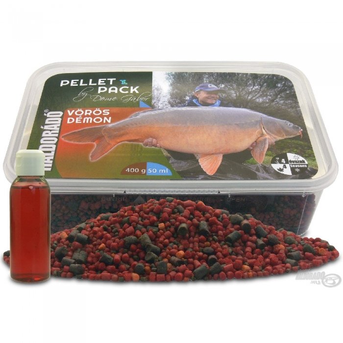 Набор для флета Haldorado Red Demon Pellet Pack By Dome 400g/50ml
