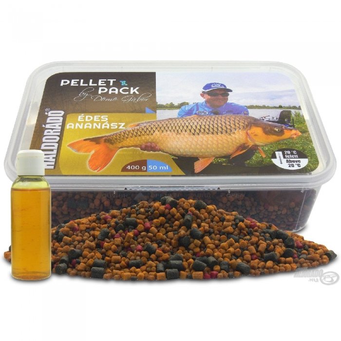 Набор для флета Haldorado Sweet Pineapple Pellet Pack By Dome 400g/50ml