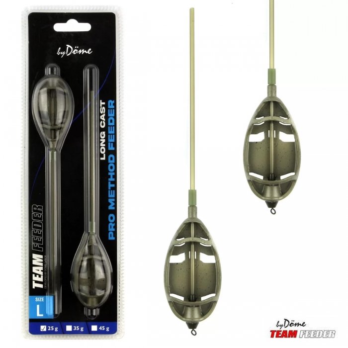 Кормушка By Dome Team Feeder LongCast Pro Method Feeder 65g 2шт