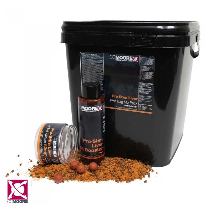 Прикормка CC Moore Pro-Stim Liver PVA Bag Mix Pack 2,5kg