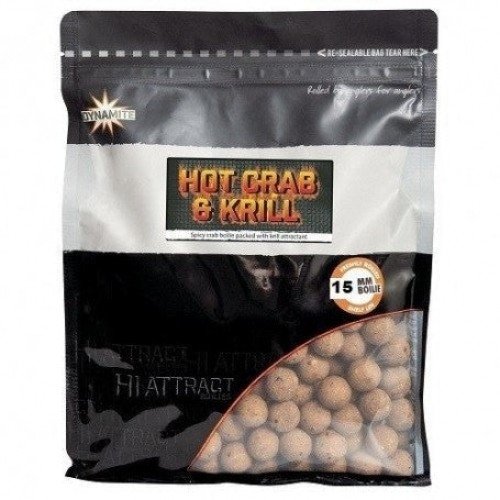 Бойли Dynamite Baits Hot Crab &amp; Krill 20мм 1kg 