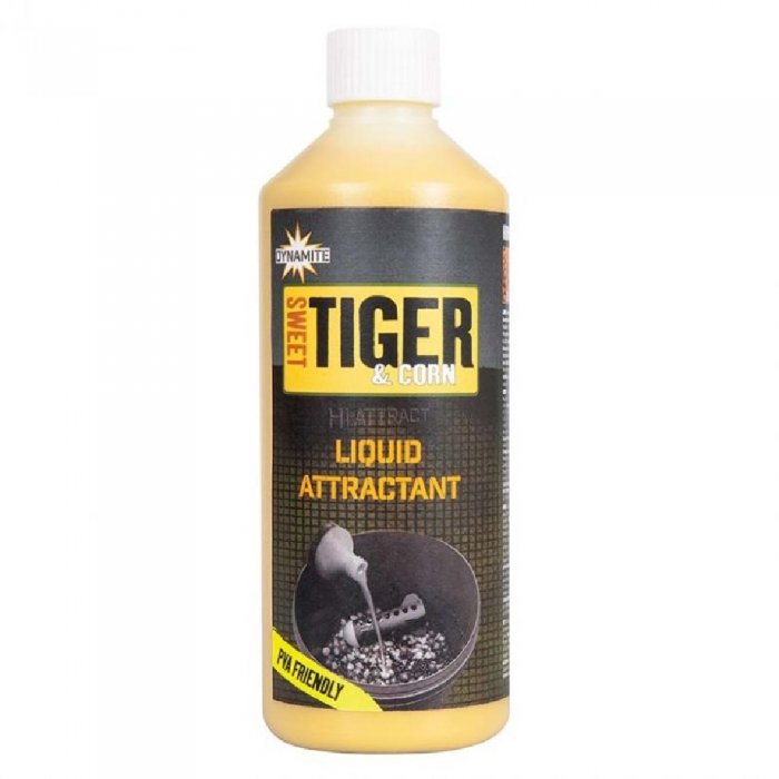 Ликвид Dynamite Baits Sweet Tiger & Corn Liquid Attractan 500ml