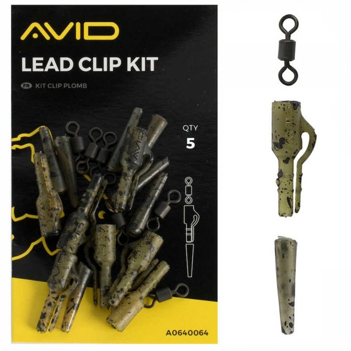 Безопасная клипса набор Avid Carp Lead Clip Kit Безопасная клипса набор Avid Carp Lead Clip Kit